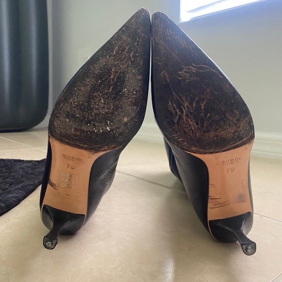 Black Knee High Gucci Boots Authentic - Picture 3 of 9